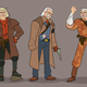 Image for article titled Metal Gear Solid's Cast, Redrawn As Cartoon Characters